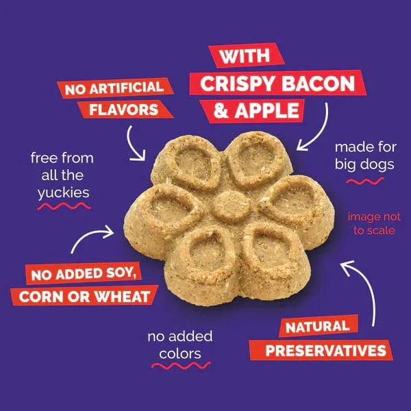 Fruitables Biggies Crispy Bacon & Apple Dog Treats - Image 3