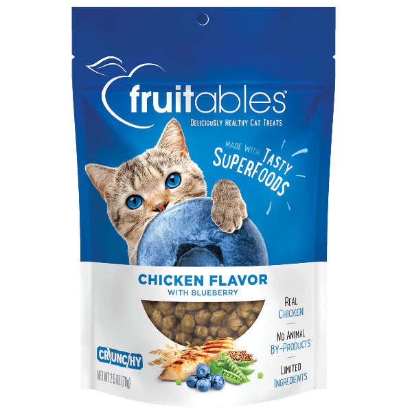 Fruitables Chicken Flavor with Blueberry Cat Treats