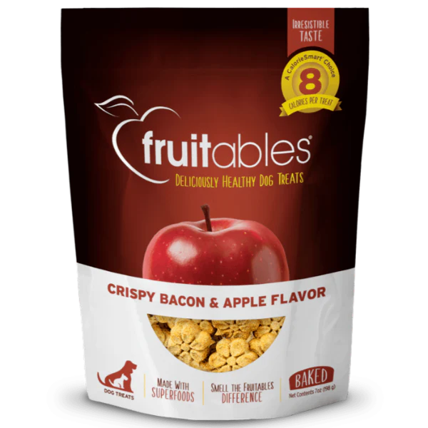 Fruitables Baked Crispy Bacon & Apple Dog Treats