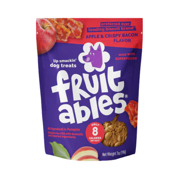 Fruitables Baked Crispy Bacon & Apple Dog Treats - Image 2
