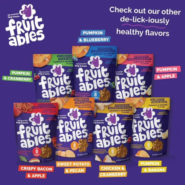 Fruitables Baked Pumpkin & Apple Dog Treats - Image 8
