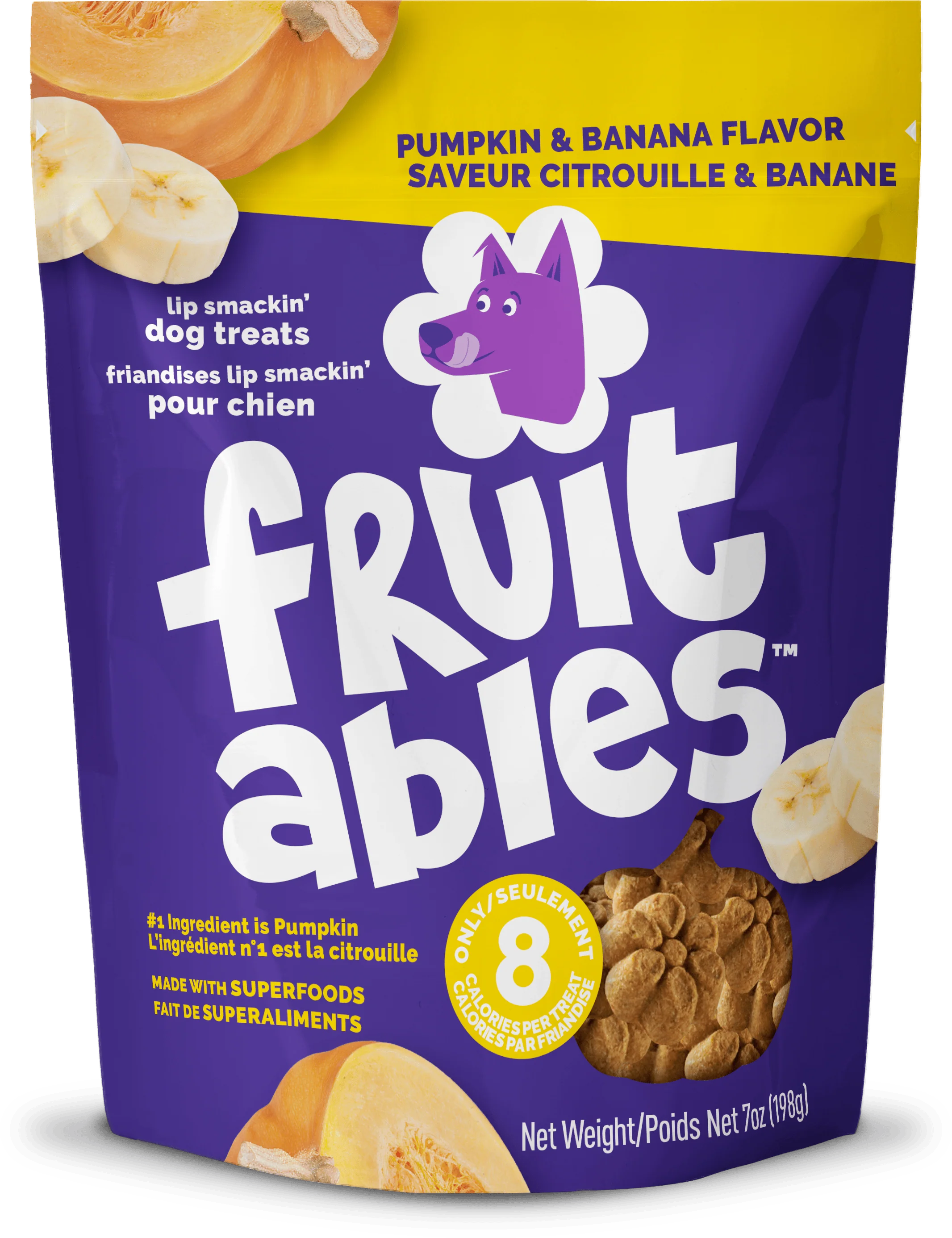 Fruitables Baked Pumpkin & Banana Dog Treats