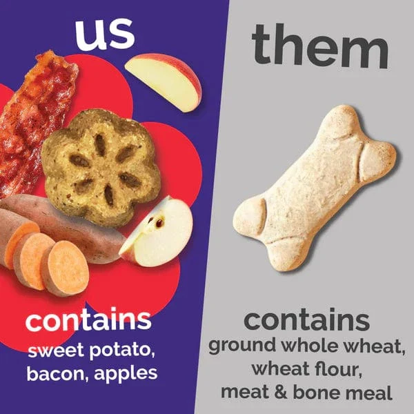 Fruitables Skinny Minis Apple Bacon Flavor Dog Treats - Image 5