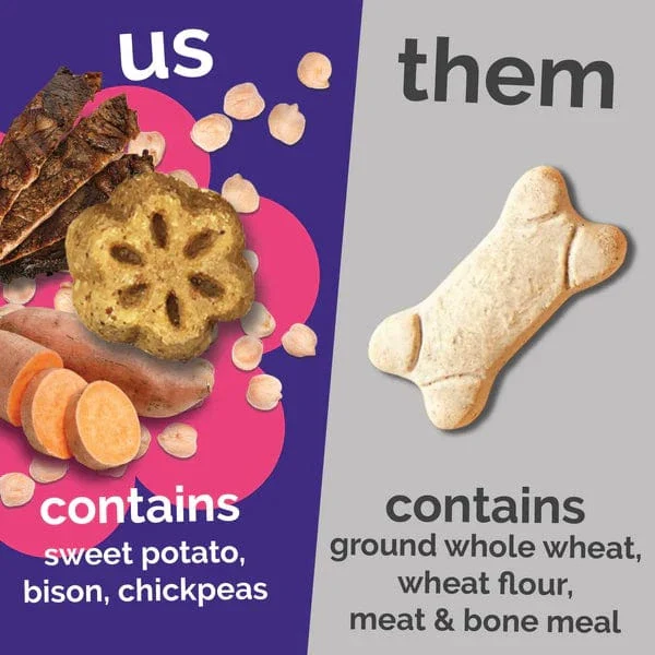 Fruitables Skinny Minis Grilled Bison Flavor Dog Treats - Image 6