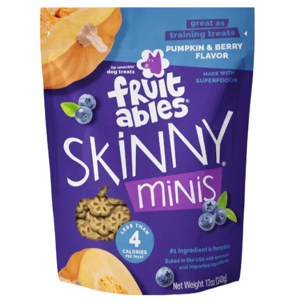 Fruitables Skinny Minis Pumpkin & Berry Flavor Dog Treats - Image 10