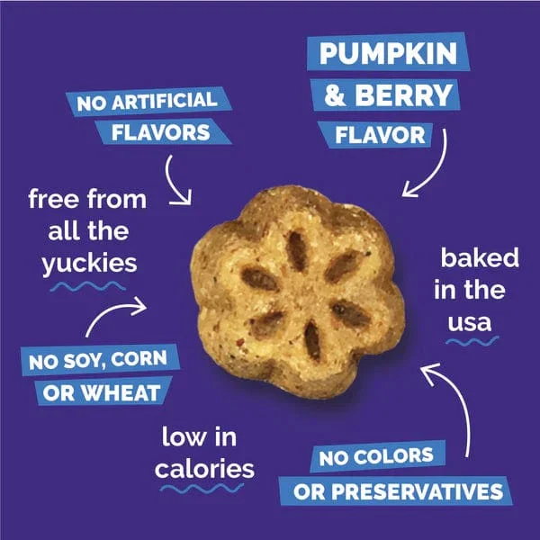 Fruitables Skinny Minis Pumpkin & Berry Flavor Dog Treats - Image 4