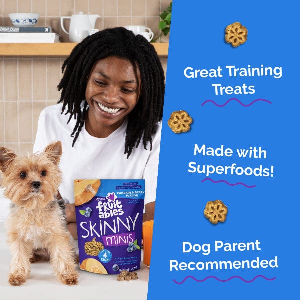 Fruitables Skinny Minis Pumpkin & Berry Flavor Dog Treats - Image 5