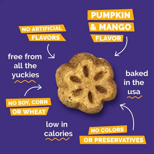 Fruitables Skinny Minis Pumpkin & Mango Flavor Dog Treats - Image 4