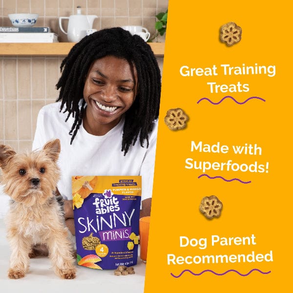 Fruitables Skinny Minis Pumpkin & Mango Flavor Dog Treats - Image 5