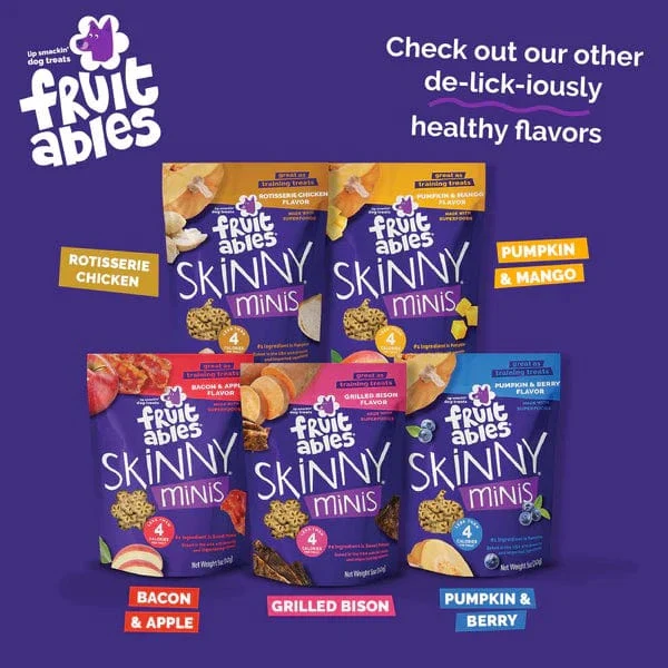 Fruitables Skinny Minis Pumpkin & Mango Flavor Dog Treats - Image 9