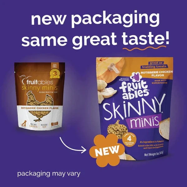 Fruitables Skinny Minis Rotisserie Chicken Dog Treats - Image 2