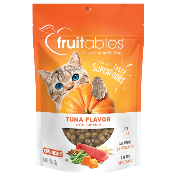 Fruitables Tuna Flavor with Pumpkin Cat Treats