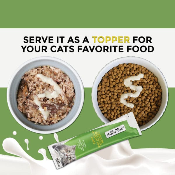 Fussie Cat Chicken with Duck in Goat Milk Purée Cat Treats - Image 4