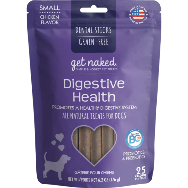 Get Naked Digestive Health Dog Dental Chew Sticks