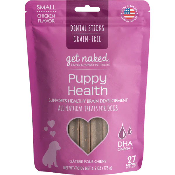 Get Naked Puppy Health Small Dental Chew Sticks