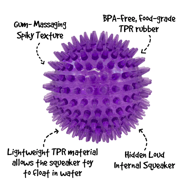 Gnawsome Medium Squeaker Ball - Image 2