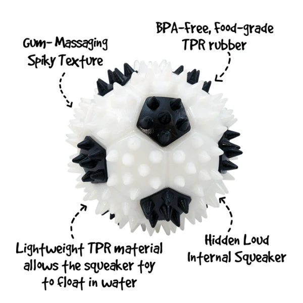 Gnawsome Squeaker Soccer Ball - Image 2