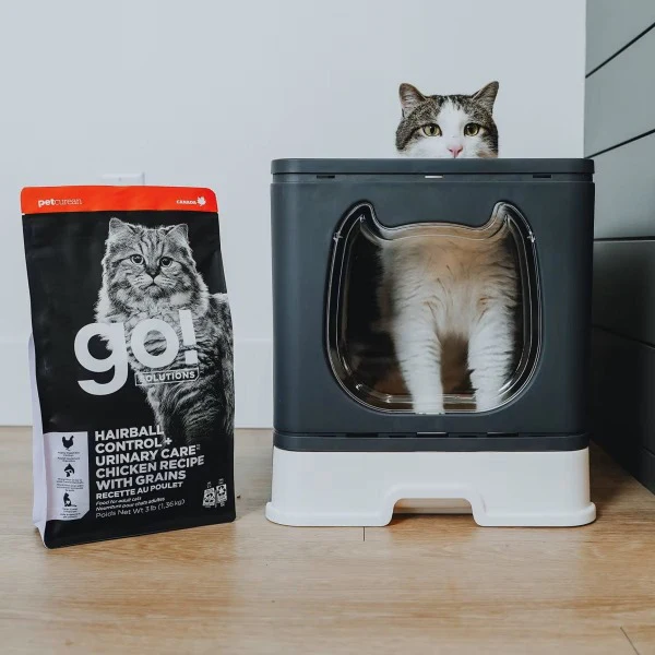 Go! Solutions Hairball Control + Urinary Care, Chicken Recipe with Grains Dry Cat Food - Image 3