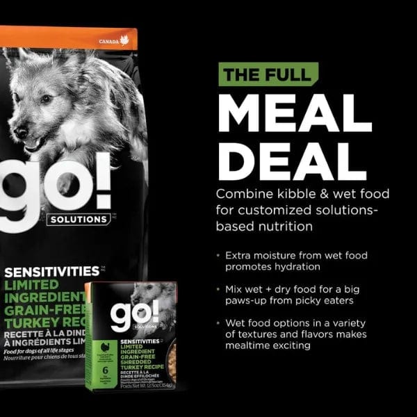 Go! Solutions Sensitivities Limited Ingredient Grain Free Turkey Recipe Dry Dog Food - Image 4