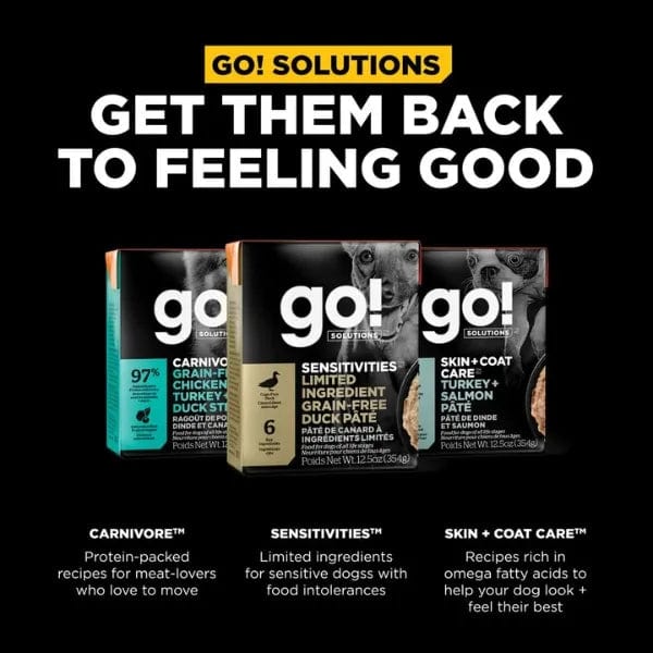 Go! Solutions Sensitivities Limited Ingredient Grain Free Duck Pate Wet Dog Food, 12.5oz - Image 5