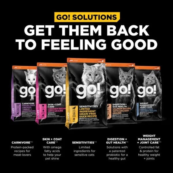 Go! Solutions Sensitivities Limited Ingredient Grain Free Duck Recipe Dry Cat Food, 8lb - Image 5