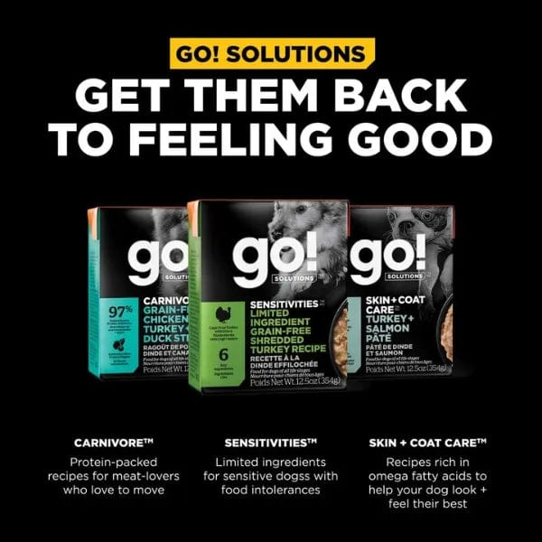 Go! Solutions Sensitivities Limited Ingredient Grain Free Shredded Turkey Recipe Wet Dog Food, 12.5oz - Image 5