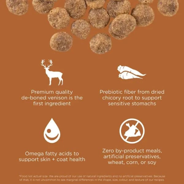 Go! Solutions Sensitivities Limited Ingredient Grain Free Venison Recipe Dry Dog Food, 22lb - Image 2