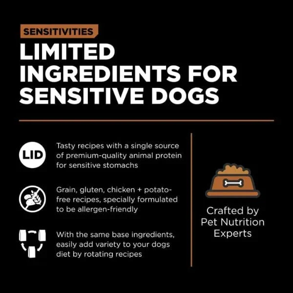 Go! Solutions Sensitivities Limited Ingredient Grain Free Venison Recipe Dry Dog Food, 22lb - Image 3