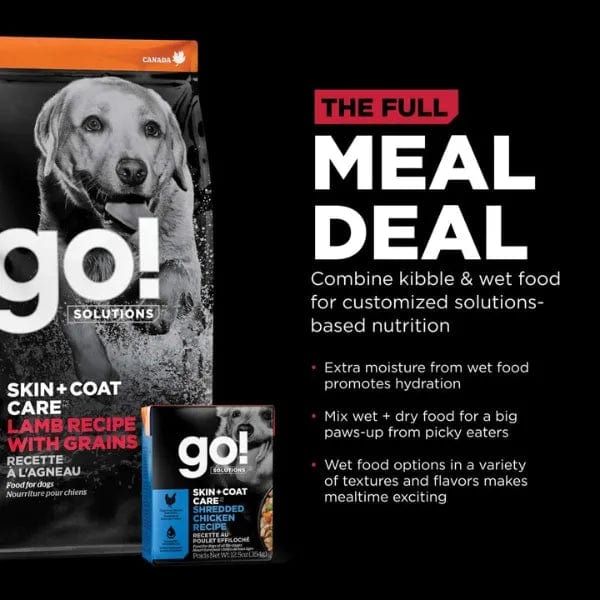 Go! Solutions Skin & Coat Care Lamb Recipe with Grains Dry Dog Food - Image 4