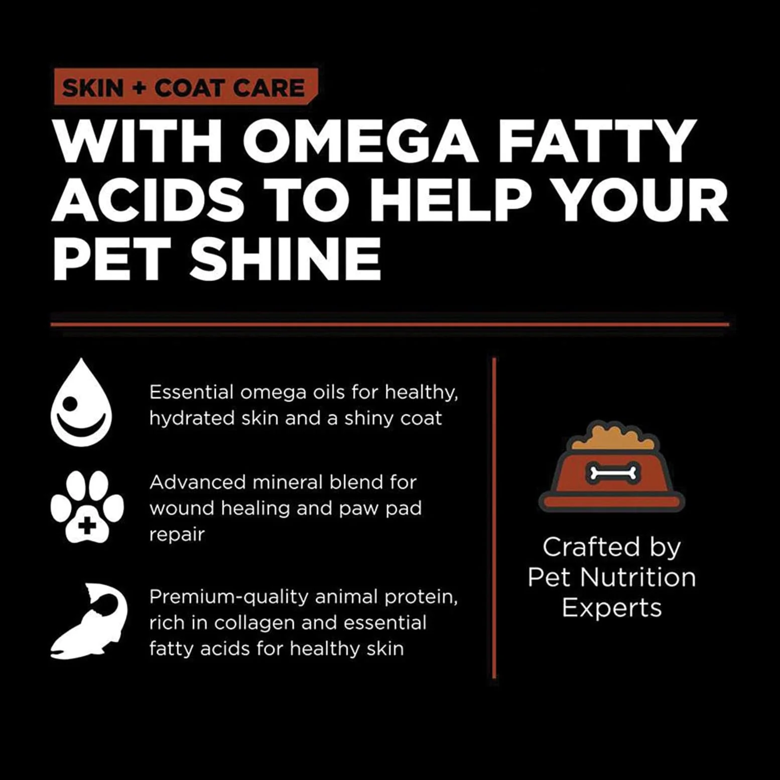 Go! Solutions Skin & Coat Care Large Breed Salmon Recipe with Grains Dry Dog Food, 25lb - Image 3
