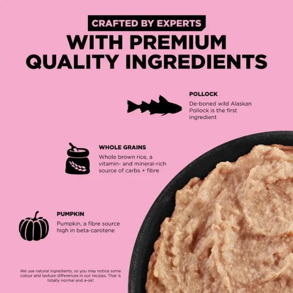Go! Solutions Skin & Coat Care Pollock Pate with Grains Wet Dog Food, 12.5oz - Image 2