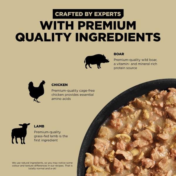Go! Solutions Carnivore Grain-Free Minced Lamb + Wild Boar Recipe Wet Cat Food - Image 2