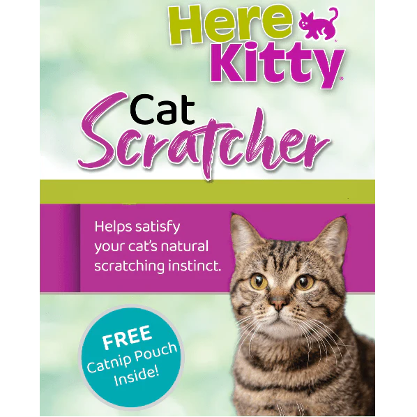 Here Kitty Cardboard Cat Scratcher 3-Pack - Image 4