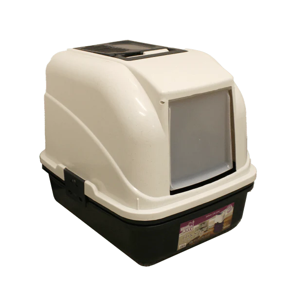 Here Kitty Deluxe Hooded Lift & Sift Litter Pan