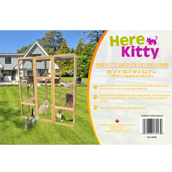 Here Kitty Outdoor Cat House - Image 2