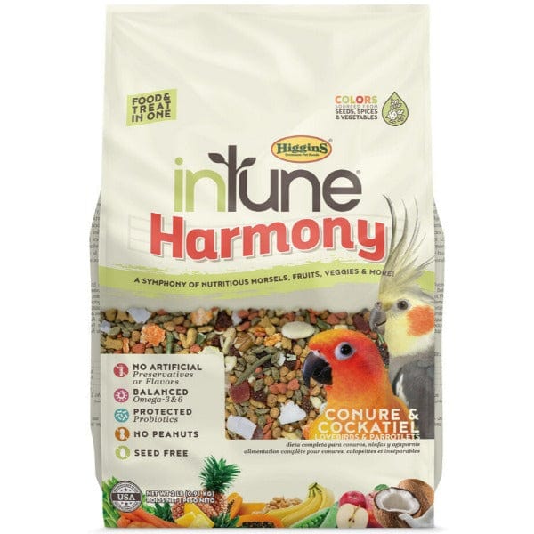 Higgins intune Harmony Conure & Cockatiel Food