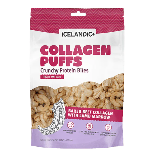 Icelandic+ Beef Collagen Puffs with Marrow Cat Treats (SPECIAL ORDER ITEM)