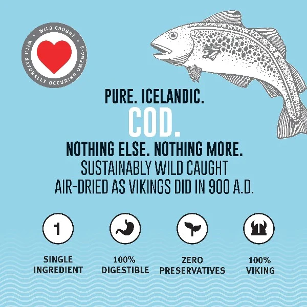 Icelandic+ Cod Chips Mini Fish Chips Dog Treat (SPECIAL ORDER ITEM) - Image 2