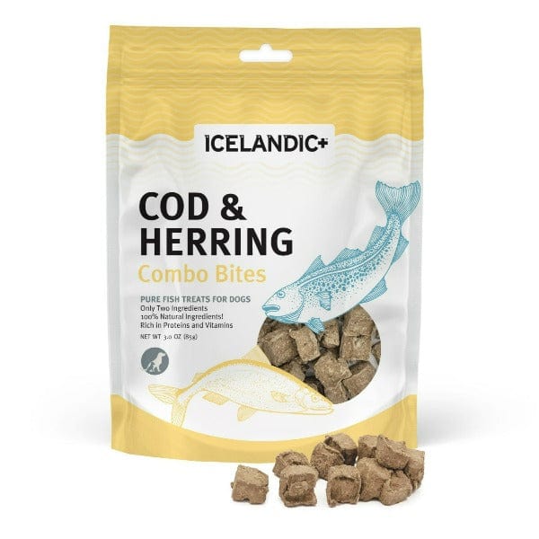 Icelandic+ Cod & Herring Combo Bites Fish Dog Treats (SPECIAL ORDER ITEM)