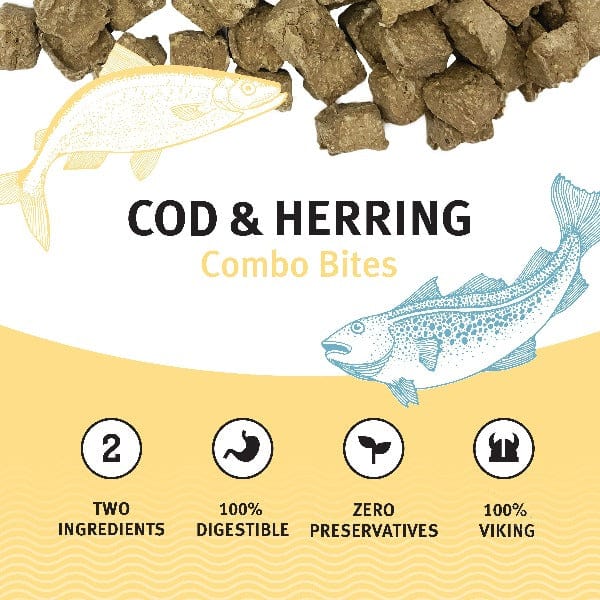 Icelandic+ Cod & Herring Combo Bites Fish Dog Treats (SPECIAL ORDER ITEM) - Image 2