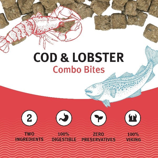 Icelandic+ Cod & Lobster Combo Bites Fish Dog Treats (SPECIAL ORDER ITEM) - Image 2