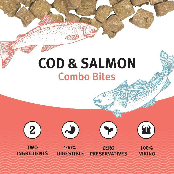 Icelandic+ Cod & Salmon Combo Bites Fish Dog Treats (SPECIAL ORDER ITEM) - Image 2