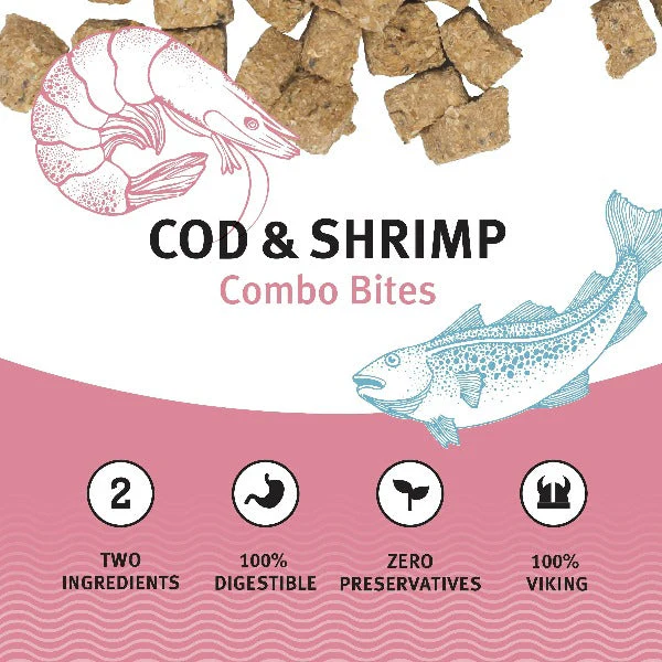 Icelandic+ Cod & Shrimp Combo Bites Fish Dog Treats (SPECIAL ORDER ITEM) - Image 2
