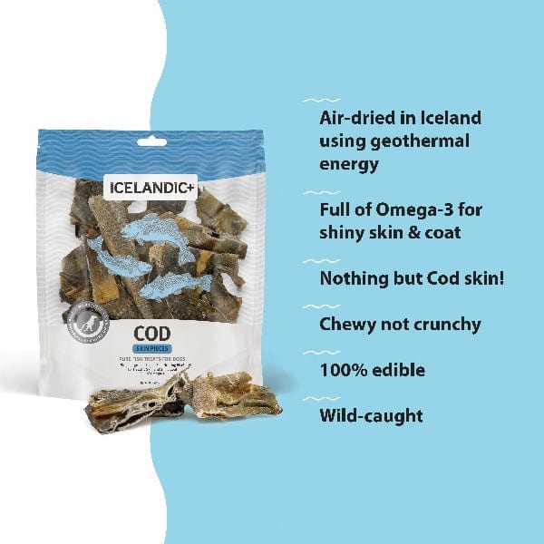 Icelandic+ Cod Skin Pieces Dog Treats (SPECIAL ORDER ITEM) - Image 4