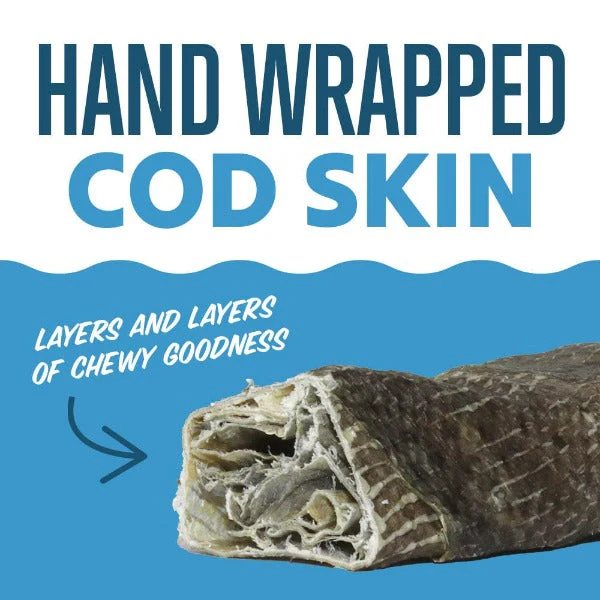 Icelandic+ Hand Wrapped Cod Skin Sticks for Dogs (SPECIAL ORDER ITEM) - Image 5