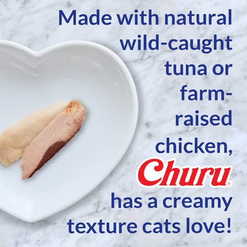 Inaba Churu Bites Tuna with Salmon Recipe Creamy Purée Cat Treat - Image 4