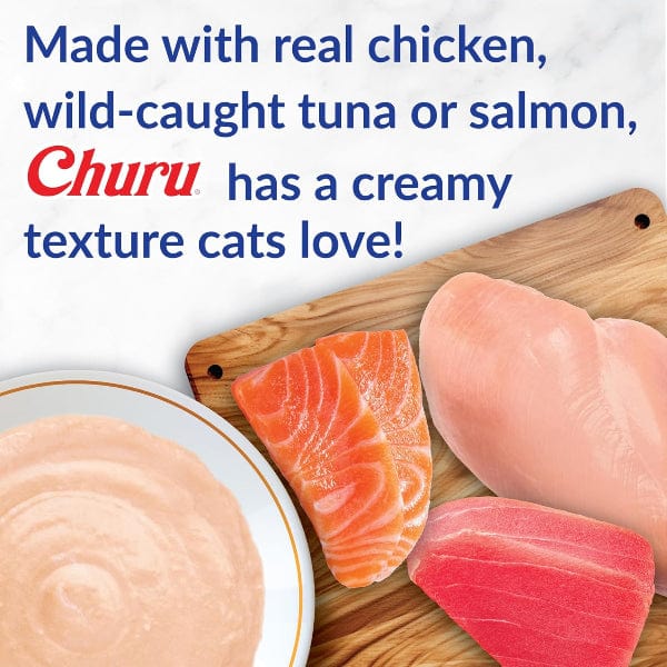 Inaba Churu Chicken Recipe Creamy Purée Cat Treat Variety Pack - Image 3