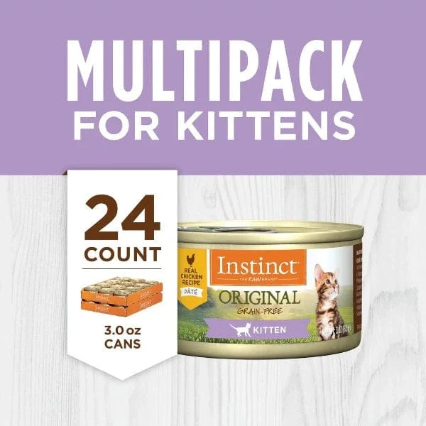 Instinct Original Real Chicken Recipe Canned Kitten Food - Image 3