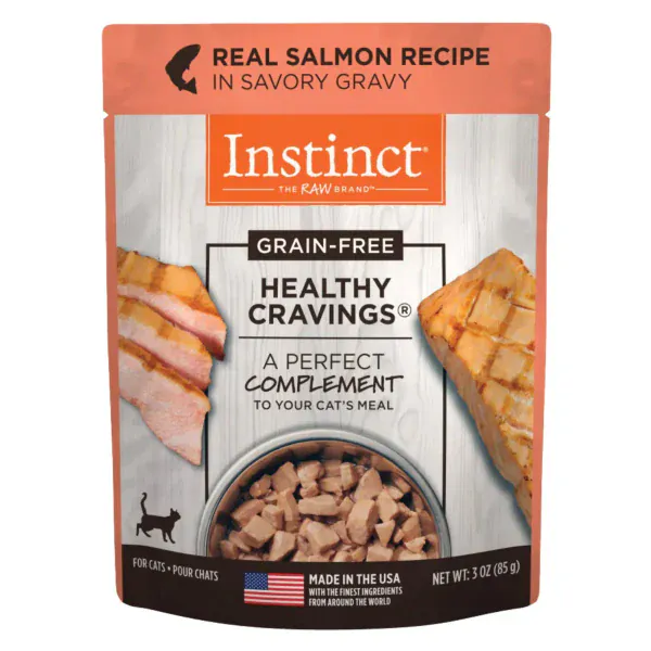 Instinct Healthy Cravings Real Salmon Recipe Wet Cat Food Topper