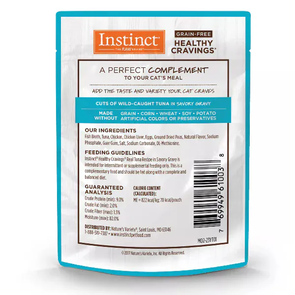Instinct Healthy Cravings Real Tuna Recipe Wet Cat Food Topper - Image 5